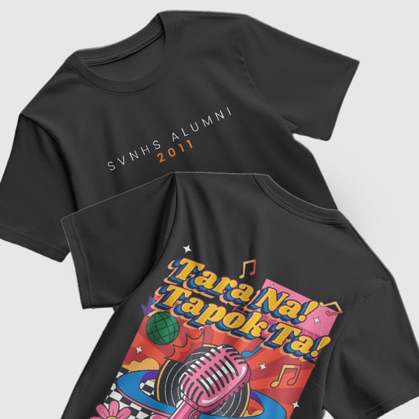 Alumni Shirt Design 2 (Cotton) - Black