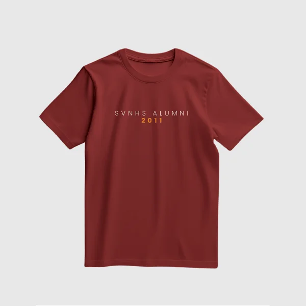 Pistang Alumni Shirt Design 1 (Cotton) - Maroon