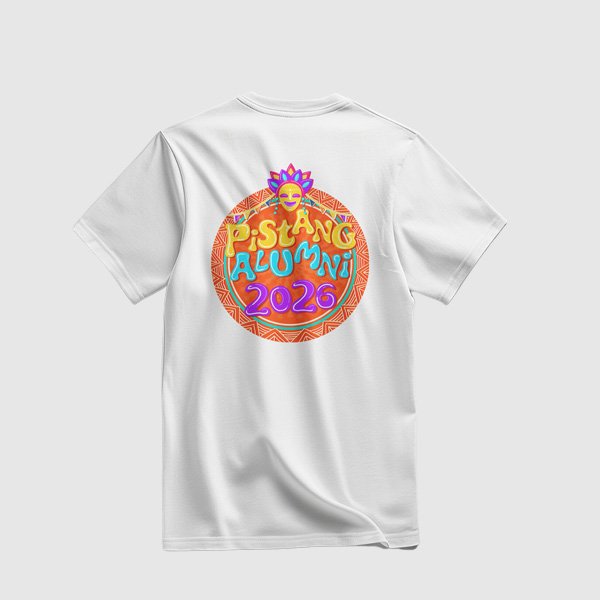 Pistang Alumni Shirt Design 1 (Cotton) - White