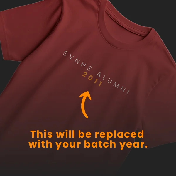 Pistang Alumni Shirt Design 1 (Cotton) - Pastel Orange