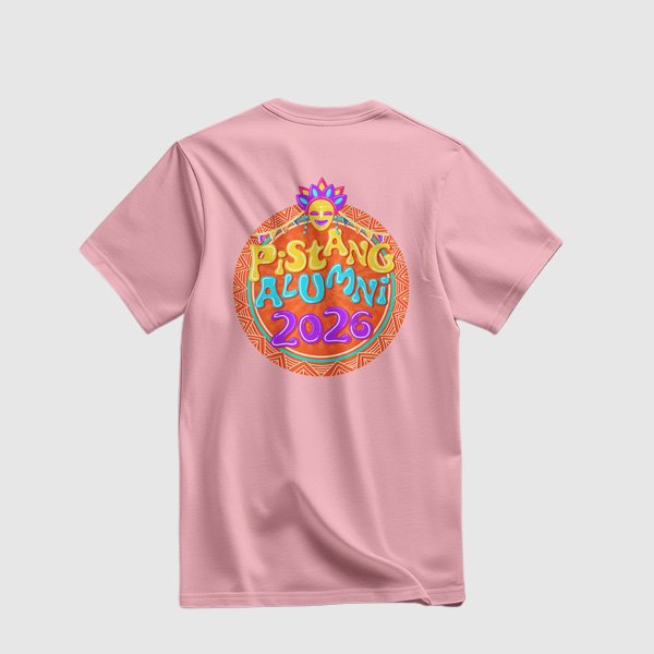 Pistang Alumni Shirt Design 1 (Cotton) - Light Pink