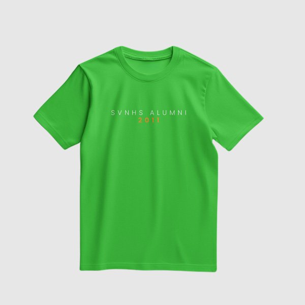 Pistang Alumni Shirt Design 1 (Cotton) - Lime Green