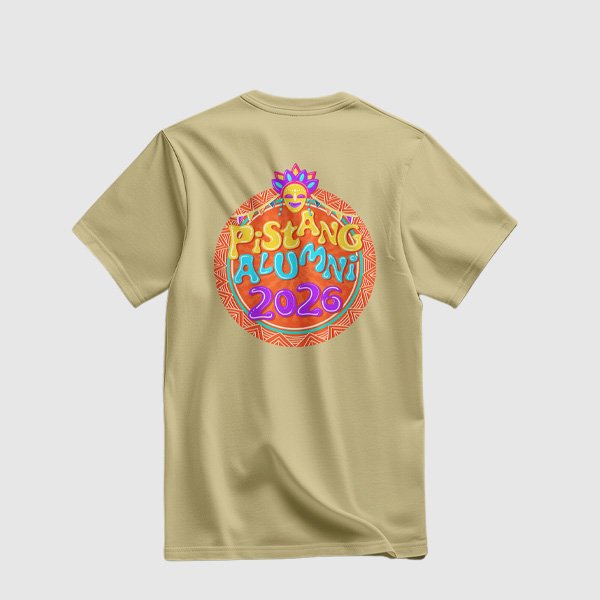 Pistang Alumni Shirt Design 1 (Cotton) - Khaki Brown
