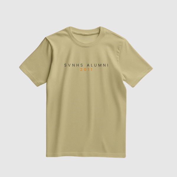 Pistang Alumni Shirt Design 1 (Cotton) - Khaki Brown