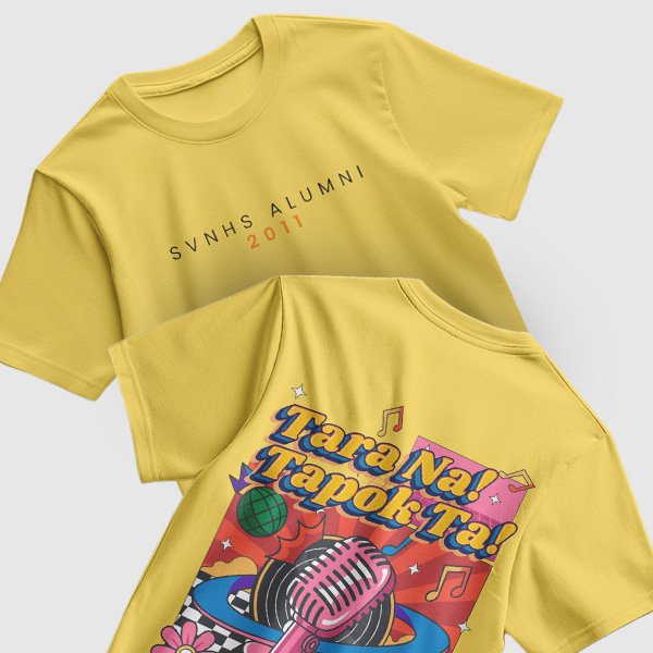 Alumni Shirt Design 2 (Cotton) - Mustard Yellow