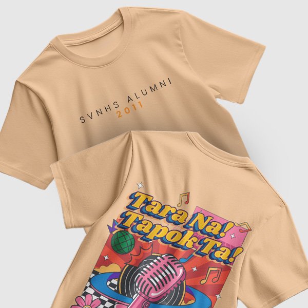 Alumni Shirt Design 2 (Cotton) - Pastel Orange