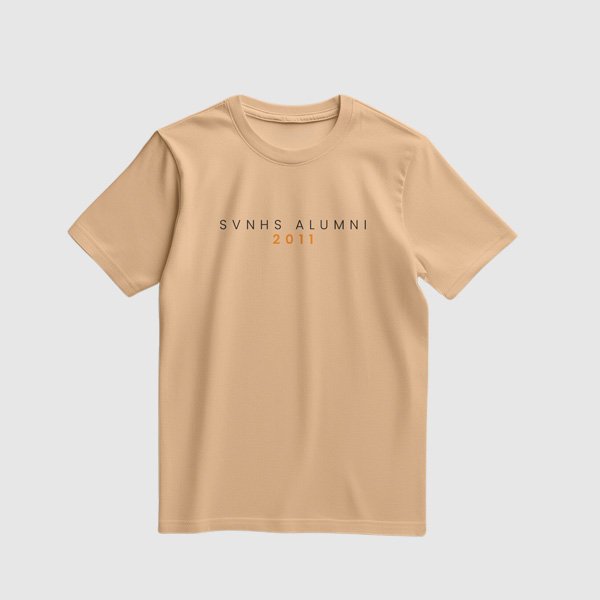 Alumni Shirt Design 2 (Cotton) - Pastel Orange