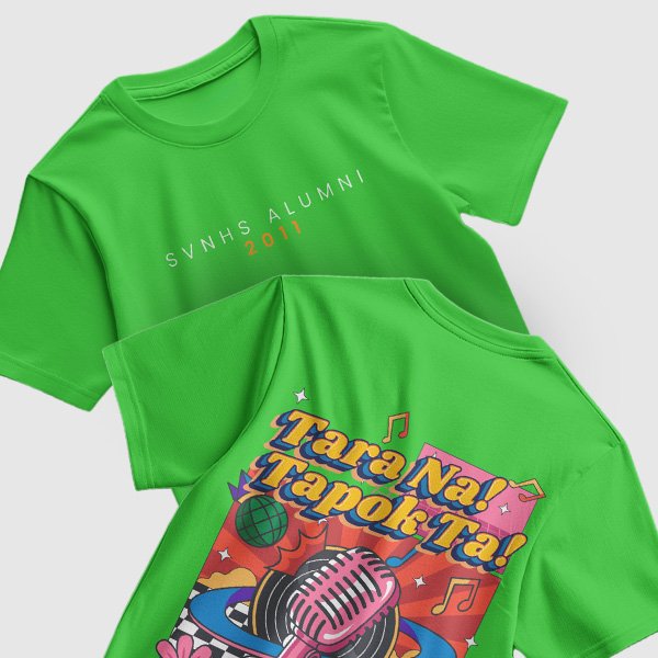 Alumni Shirt Design 2 (Cotton) - Lime Green