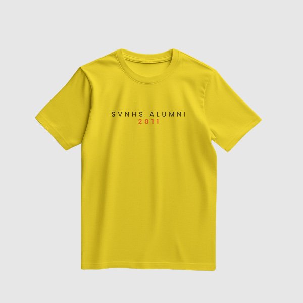 Pistang Alumni Shirt Design 1 (Active Dry) - Gold Yellow
