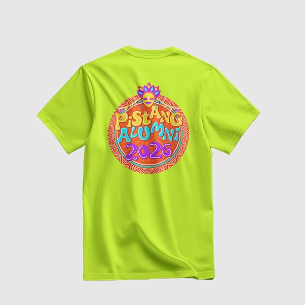 Pistang Alumni Shirt Design 1 (Active Dry) - Lime Yellow