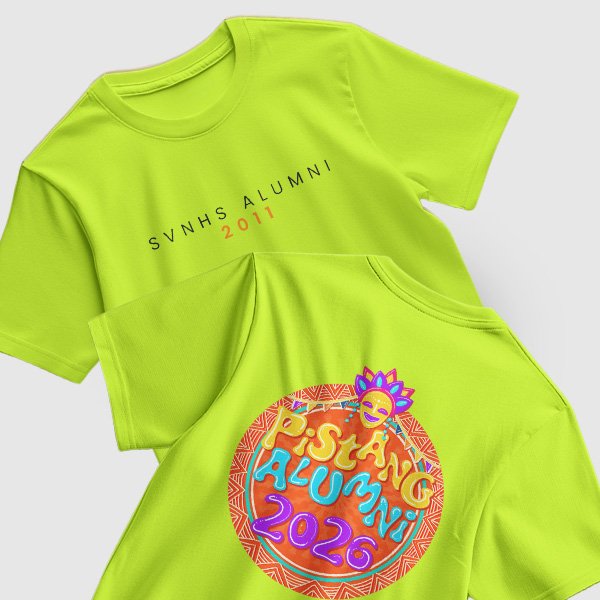 Pistang Alumni Shirt Design 1 (Active Dry) - Lime Yellow