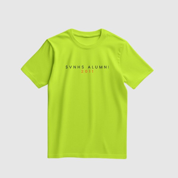 Pistang Alumni Shirt Design 1 (Active Dry) - Lime Yellow