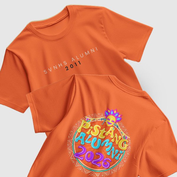 Pistang Alumni Shirt Design 1 (Active Dry) - Neon Orange