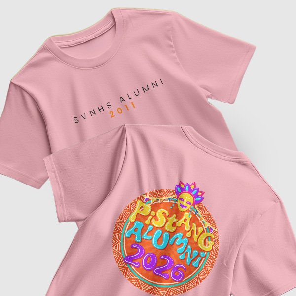 Pistang Alumni Shirt Design 1 (Active Dry) - Light Pink