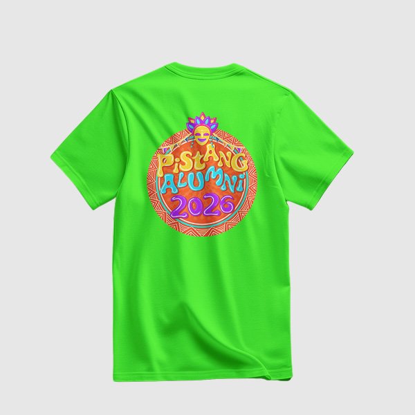 Pistang Alumni Shirt Design 1 (Active Dry) - Neon Green