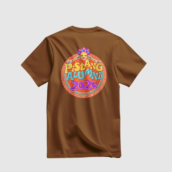 Pistang Alumni Shirt Design 1 (Active Dry) - Choco Brown