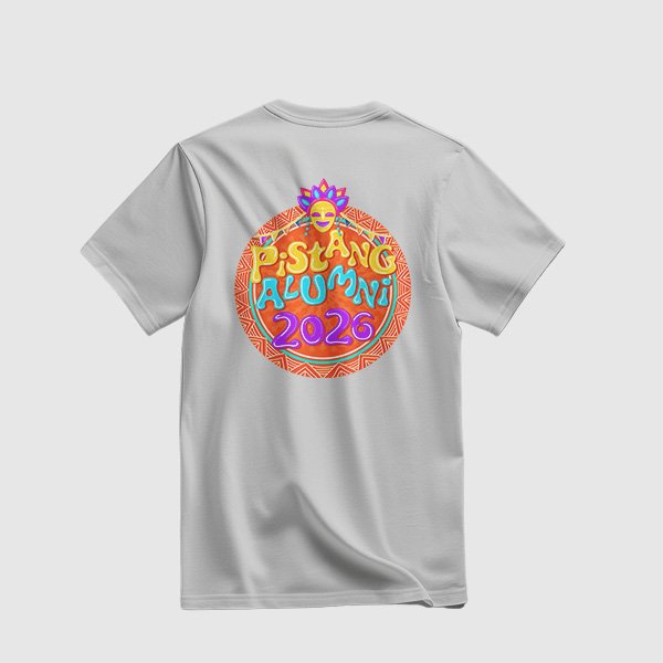 Pistang Alumni Shirt Design 1 (Active Dry) - Light Gray