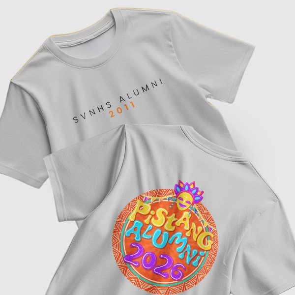 Pistang Alumni Shirt Design 1 (Active Dry) - Light Gray