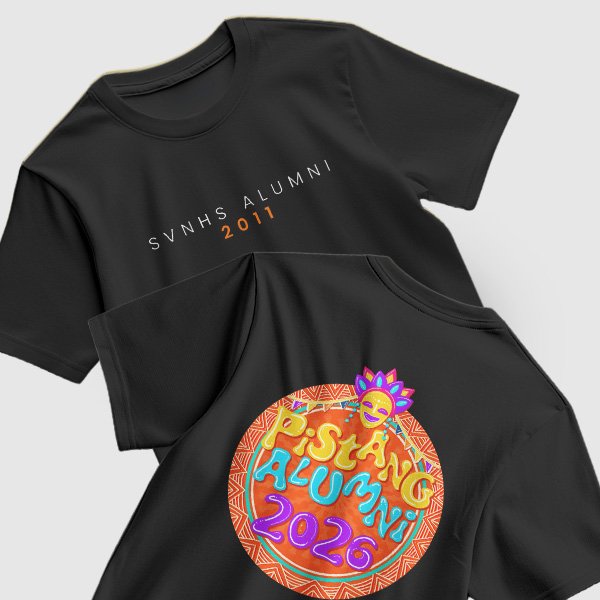 Pistang Alumni Shirt Design 1 (Active Dry) - Black