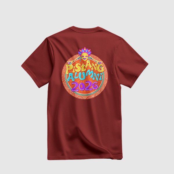 Pistang Alumni Shirt Design 1 (Active Dry) - Maroon