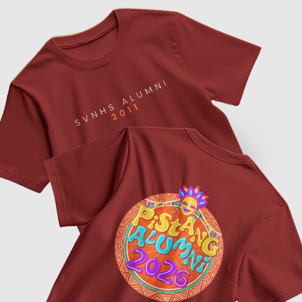 Pistang Alumni Shirt Design 1 (Active Dry) - Maroon