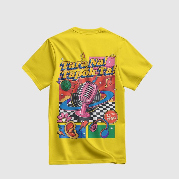 Alumni Shirt Design 2 (Active Dry) - Gold Yellow