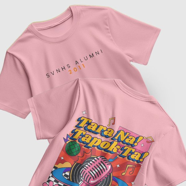 Alumni Shirt Design 2 (Active Dry) - Light Pink