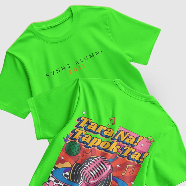 Alumni Shirt Design 2 (Active Dry) - Neon Green