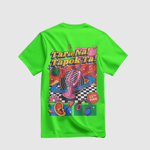 Alumni Shirt Design 2 (Active Dry) - Neon Green