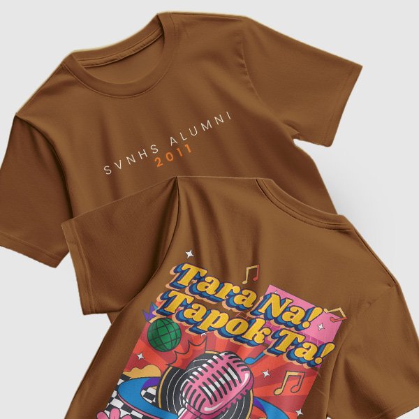 Alumni Shirt Design 2 (Active Dry) - Choco Brown