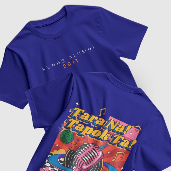 Alumni Shirt Design 2 (Cotton) - Navy Blue