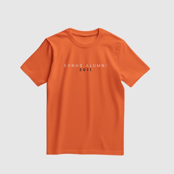 Alumni Shirt Design 2 (Active Dry) - Neon Orange