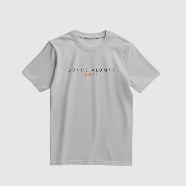 Alumni Shirt Design 2 (Active Dry) - Light Gray
